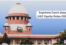 सुप्रीम कोर्ट ने यूजीसी के नये नियमों पर लगाई रोक, 19 मार्च को अगली सुनवाई! supreme-court-stays-UGC-equity-regulations-2026