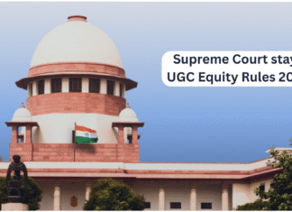 सुप्रीम कोर्ट ने यूजीसी के नये नियमों पर लगाई रोक, 19 मार्च को अगली सुनवाई! supreme-court-stays-UGC-equity-regulations-2026
